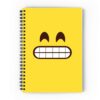 Grimacing Emoji Spiral Notebook