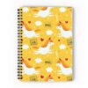 Yelow Unicorn Spiral Notebook